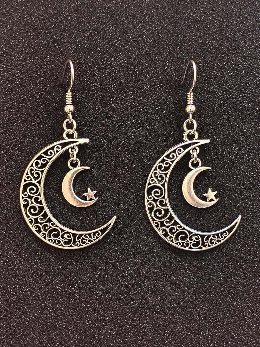 Moon Earrings Boho